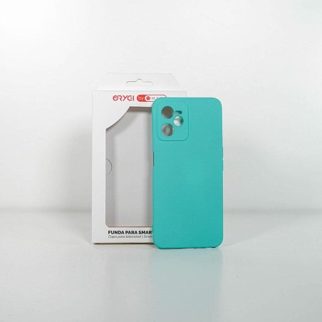 Funda Orygi Oppo Find X5 Lite silicona verde cpc