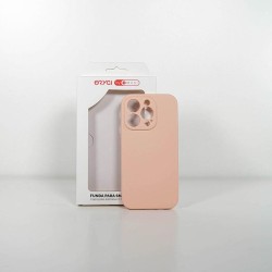 Funda Orygi iPhone 14P silicona rosa cpc