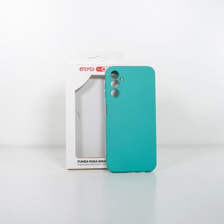 Funda Orygi S Galaxy A14 4G/5G silicona verde cpc