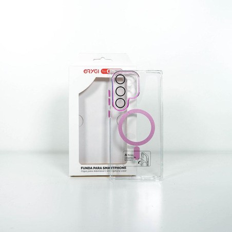Funda Orygi S Galaxy S23U MS transp rosa cpc