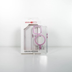 Funda Orygi iPhone 13P MS transp rosa spc