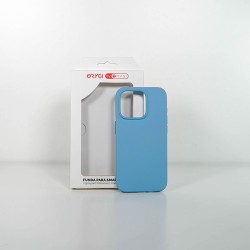 Funda Orygi iPhone 15P silicona azul spc
