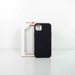 Funda Orygi iPhone 15PL silicona negra spc