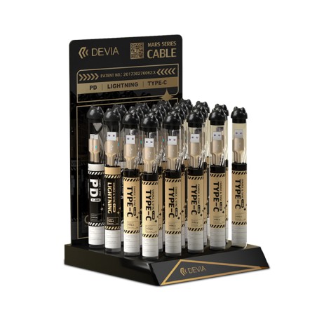 Set cables Devia Bubble mix zinc 1m  20u    PD