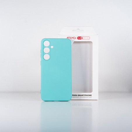 Funda Orygi S Galaxy S24  silicona verde cpc