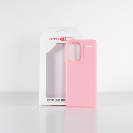 Funda Orygi Redmi Note 13PPL 5G silicona rosa spc