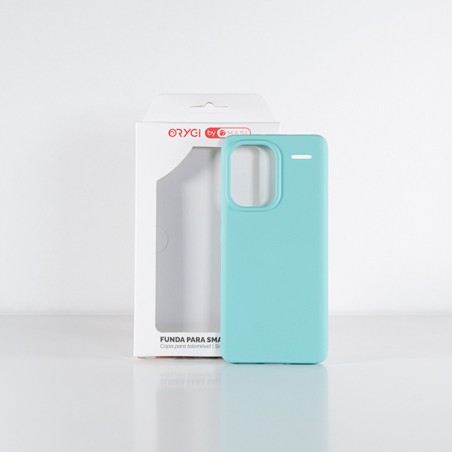 Funda Orygi Redmi Note 13PPL 5G silicona verde spc