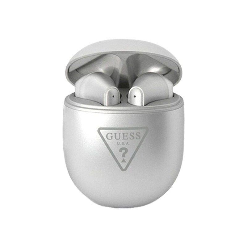 Auricular inalámbrico Guess TWS Triangle plata