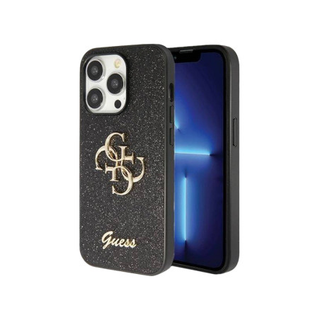 Funda Guess iPhone 14P 4G Glitter negra