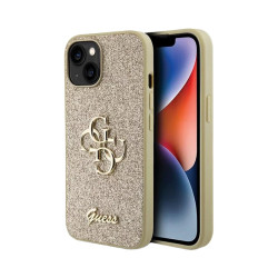 Funda Guess iPhone 15PL 4G Glitter oro
