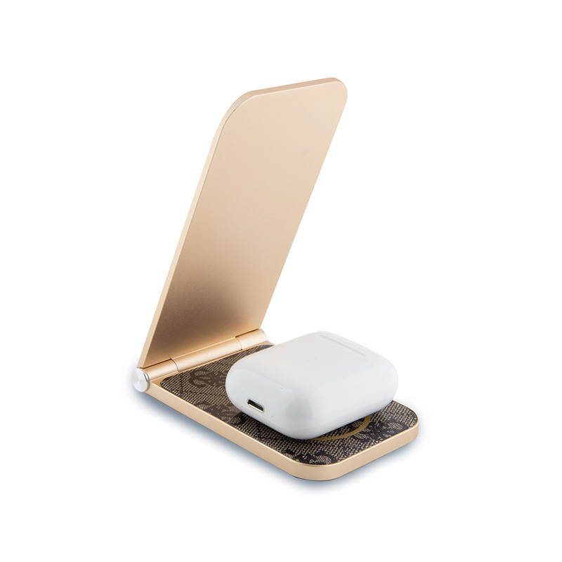 Cargador inalámbrico Guess 4G MagSafe 2 en 1 plegable | ByMASI