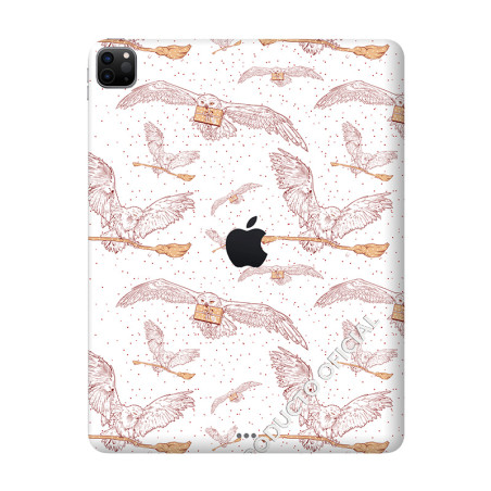 Vinilo Tablet Devia VTCL08 PR HP Lechuzas