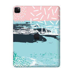 VTSL02 Vinil Abstrato Azul Tablet