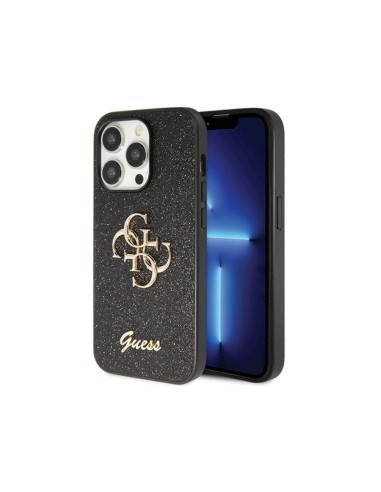 Funda Guess iPhone 14PM 4G Glitter negra