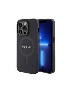 Funda Guess iPhone 15P MS Saffiano negra