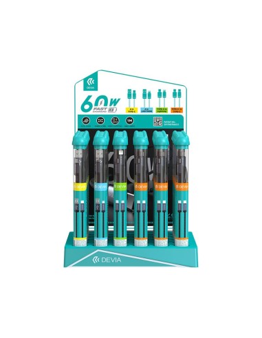 Set cables Devia Gracious Bubble Fish 4 en 1  30u 