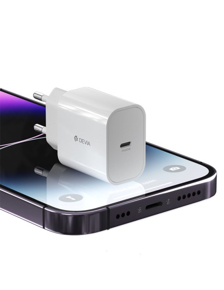 Cargador Devia Smart PD V2 Tipo (Lightning) 20W 1m