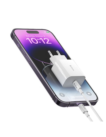 Carregador Devia PD 20W USB-C com cabo Lightning 1 m | ByMASI
