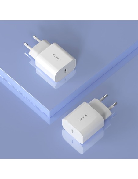 Cargador Devia PD 20W USB-C con cable Lightning 1 m | ByMASI