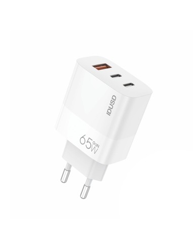 Cargador GaN IDUSD D150B PD 65W multipuerto