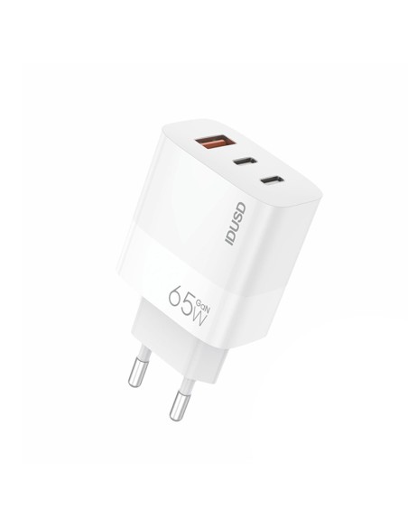 Cargador GaN IDUSD D150B PD 65W multipuerto