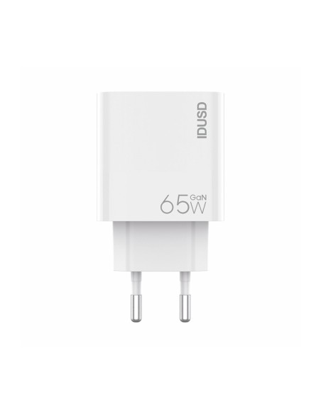 Cargador GaN IDUSD D150B PD 65W multipuerto