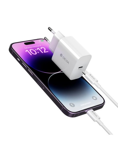 Cargador GaN Devia Smart PD C-L 30W