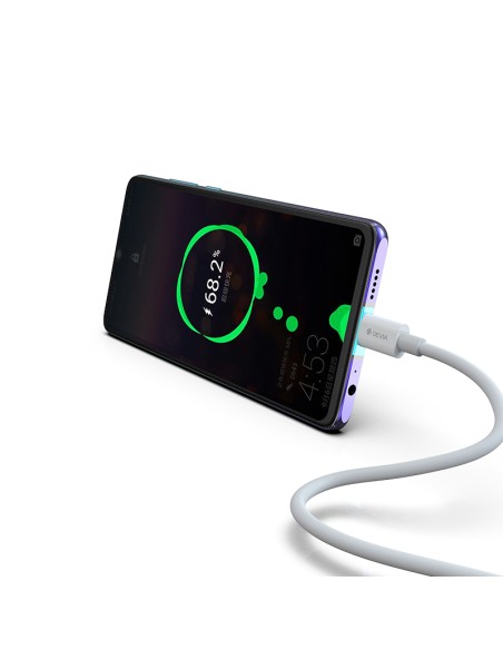 Cable Devia Smart Supercharge USB/C 25W 1,5m blco
