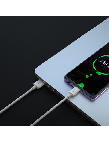 Cable Devia Smart Supercharge USB/Tipo C 5A 1,5m