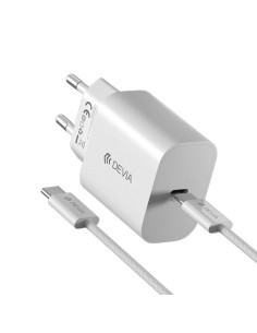 Set cargador GaN Devia Smart PD C-C 30W