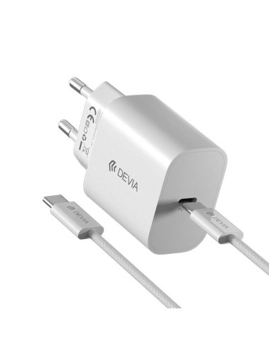 Set cargador GaN Devia Smart PD C-C 30W