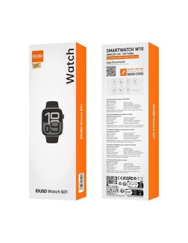 Smartwatch IDUSD S01A Amoled 2 04  negro