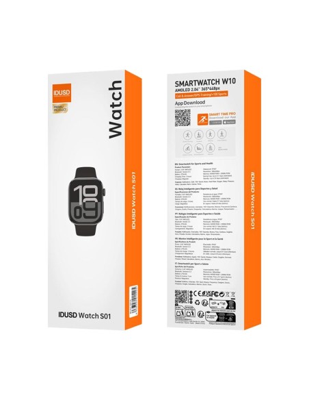 Smartwatch IDUSD S01A Amoled 2 04  negro