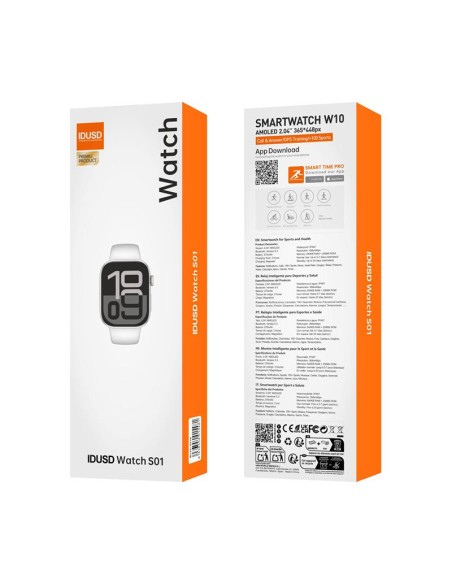 Smartwatch IDUSD S01B Amoled 2 04  blanco