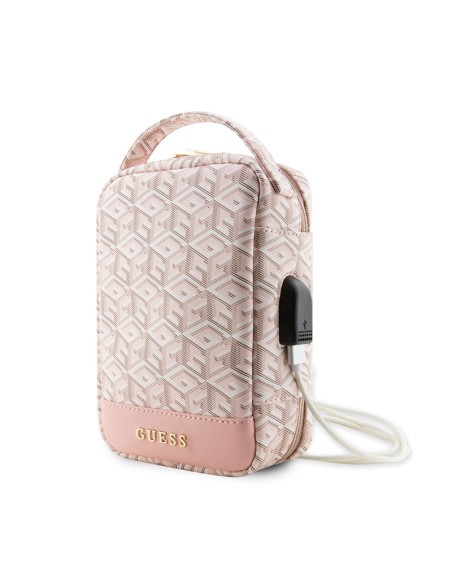 Organizador USB GUESS Gcube Stripe Rosa