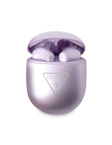 Auricular sem fios Guess TWS Triangle púrpura