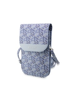 Bandoleira smartphone GUESS GCube Stripe Azul