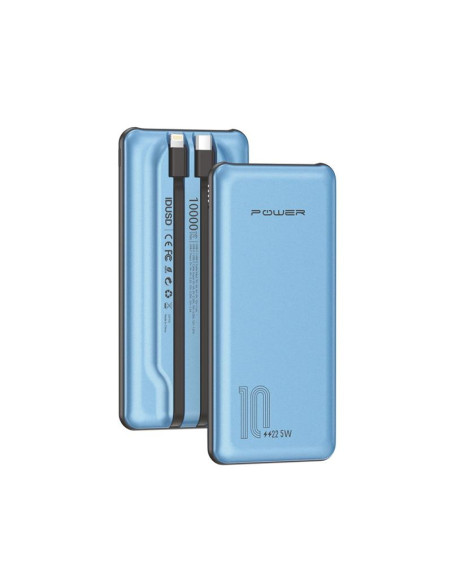 Powerbank IDUSD P11A Eco Bank 10000mAh 22 5W azul Powerbank IDUSD P11A Eco Bank 10000mAh 22 5W azul
