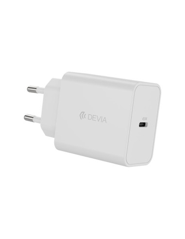 Cargador Devia Rocket PD C 45W con cable C/C blco
