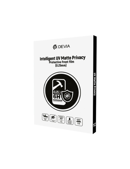 Pack láminas Hidrogel Devia UV 6H Priv 0,25mm (10u)