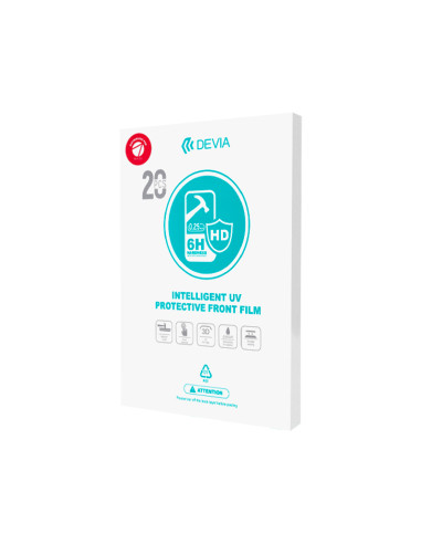 Pack películas Hidrogel Devia UV 6H 0,25mm (20u)