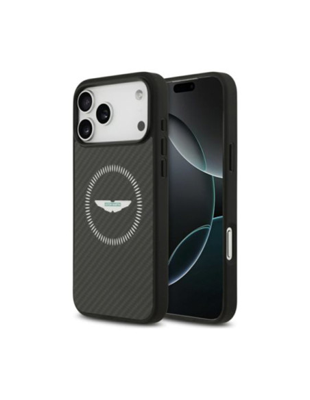 Funda Aston Martin iPhone 17 Pro Max Kevlar MagSafe