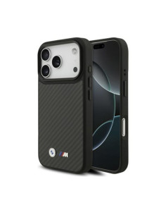 Funda BMW M iPhone 17 Pro Kevlar Matt MagSafe negra