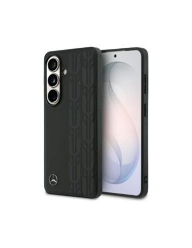 Funda Mercedes Samsung Galaxy S26 Laurel Leaves MagSafe Negra