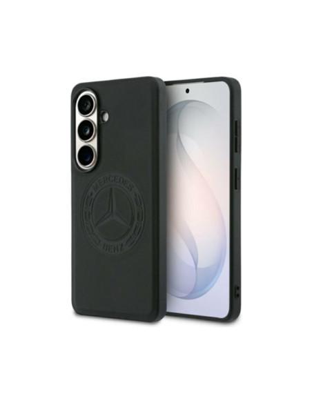 Funda Mercedes Samsung Galaxy S26 Vintage Logo MagSafe Negra
