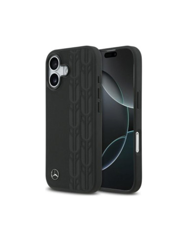 Funda Mercedes iPhone 17 Laurel Leaves MagSafe Negra