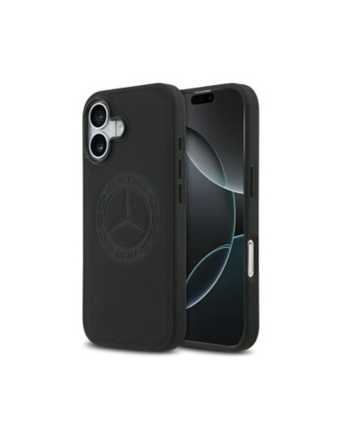 Funda Mercedes iPhone 17 Vintage Logo MagSafe Negra