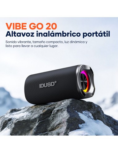 Altavoz Bluetooth Vibe Go 20W IP67 | TWS y 10h