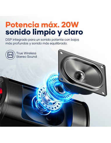Altavoz Bluetooth Vibe Go 20W IP67 | TWS y 10h