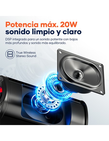 Altavoz Bluetooth Vibe Go 20W IP67 | TWS y 10h